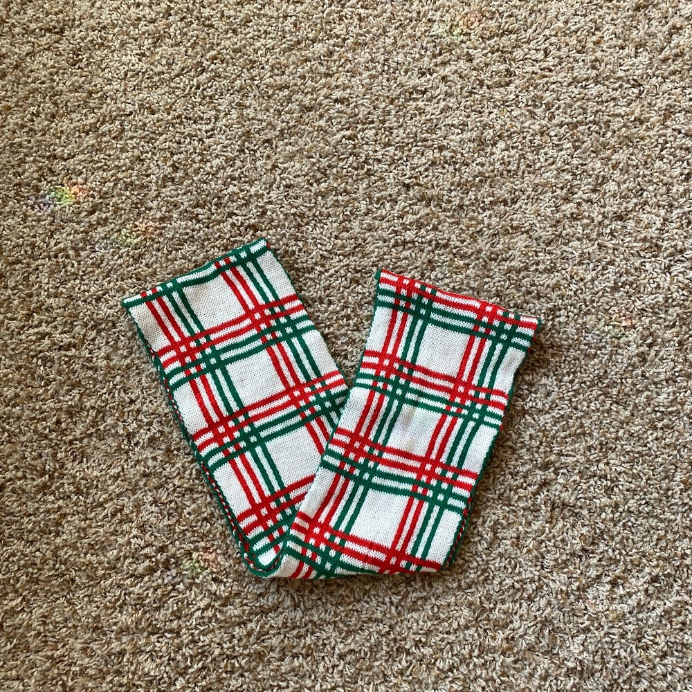 3 scarves plaid